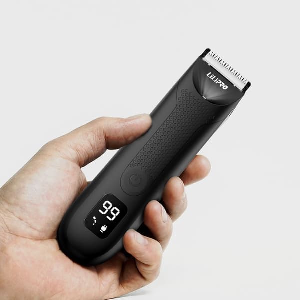 LILIPRO Elektrisk Kropshårstrimmer LED-display Privatdelstrimmer