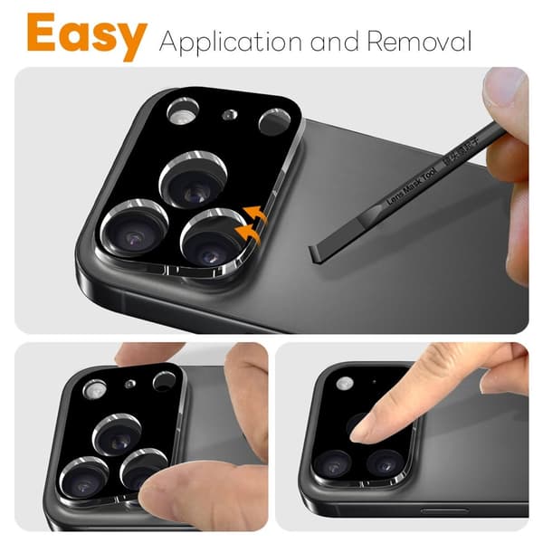 NORTHJO iPhone 17 Pro Max Kameralinssin Suojus 2kpl
