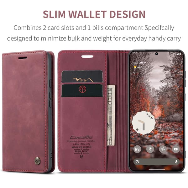 CASEME Pungcover med stativ til Google Pixel 11 Pro og Google Pixel 11