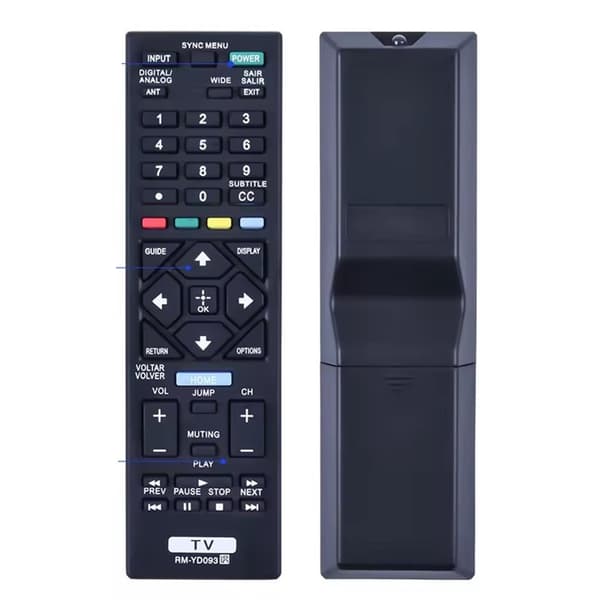 Fjernkontrollerstatning for RM-YD093 For Sony TV