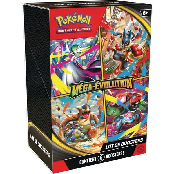 Pokémon: Paket med 6 Booster Mega-Evolution JCC Pokémon