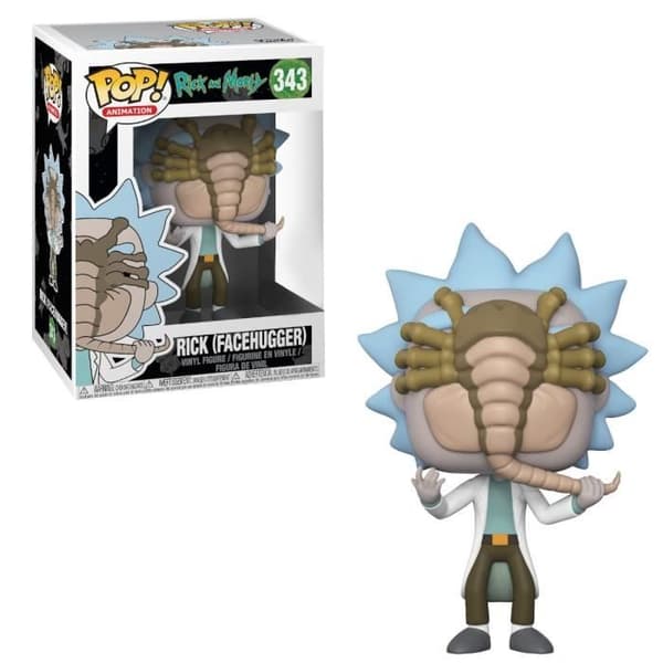 Funko Pop! Rick och Morty: Rick w/Facehugger