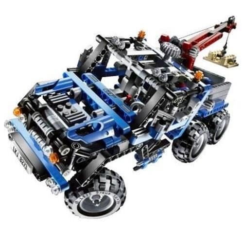 Byggsats - LEGO - Technic 8273 - Terrängbil - Röd och svart