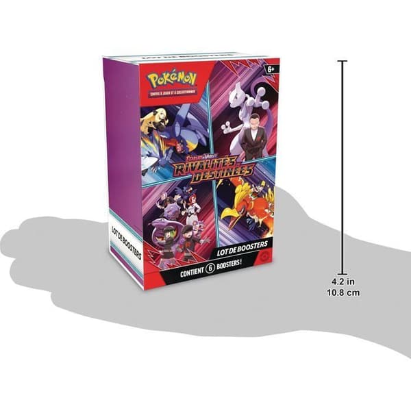 Pokémon EV10 JCC : 6 st Boosters Skarlet och Lila - Rivaliteter Bestämda