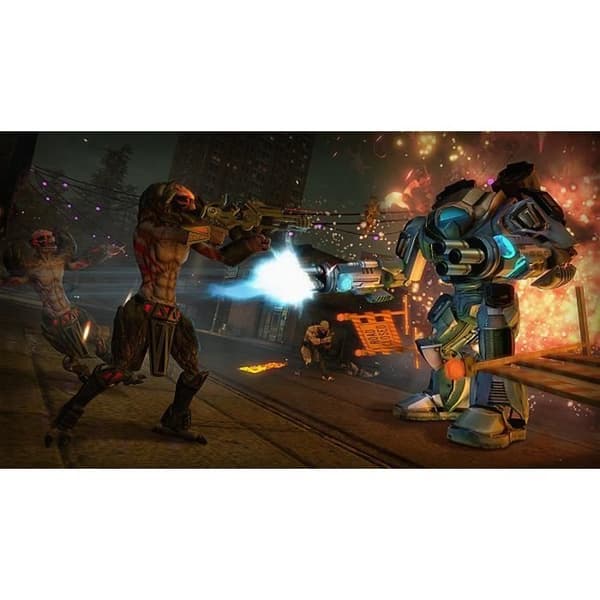Videospel - Saints Row - IV - Samlarutgåvan - Dubstep Gun-replik - Johnny Gat-statyn - Bonus DLC
