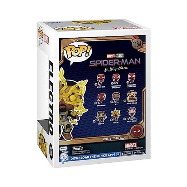 Figur | Funko | Spider-Man: No Way Home | Electro | Pop! Vinyl | Noir