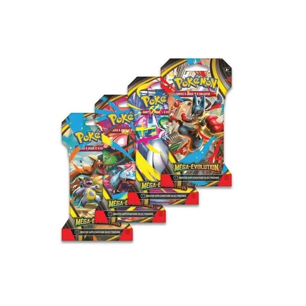 Samlar kort - ASMODEE - Pokémon ME01 - 10 kort - Slumptal - Flerfärgad