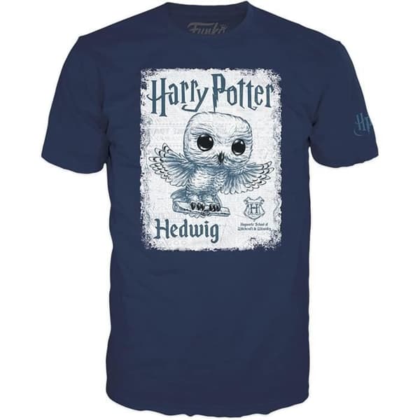 Funko Pop! Harry Potter - Hedwig - Vit - Box set med T-shirt (S)