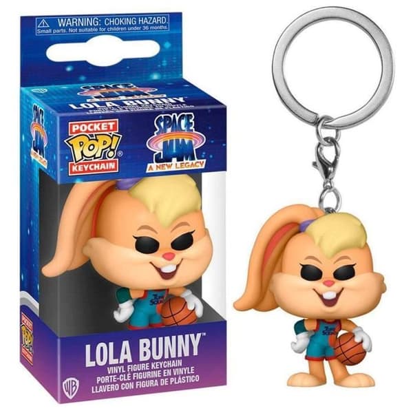 Nyckelring - Ocio Stock - Space Jam 2 - Lola Bunny - Originaldesign - Plast - Barn