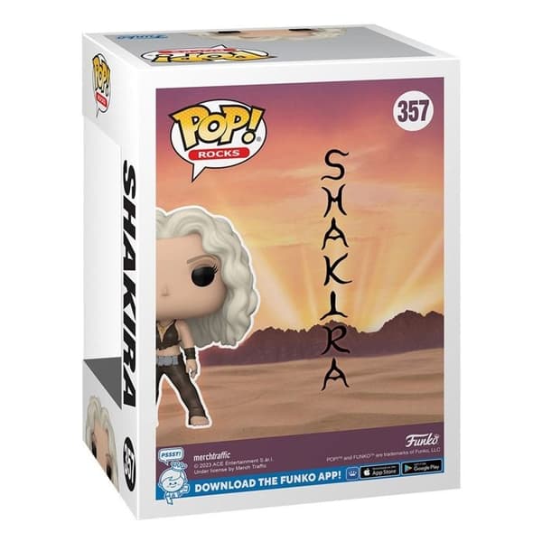 FUNKO POP! ROCKAR: SHAKIRA - (VAR NÄRLIGT-NÄR) - VINYLFIGUR