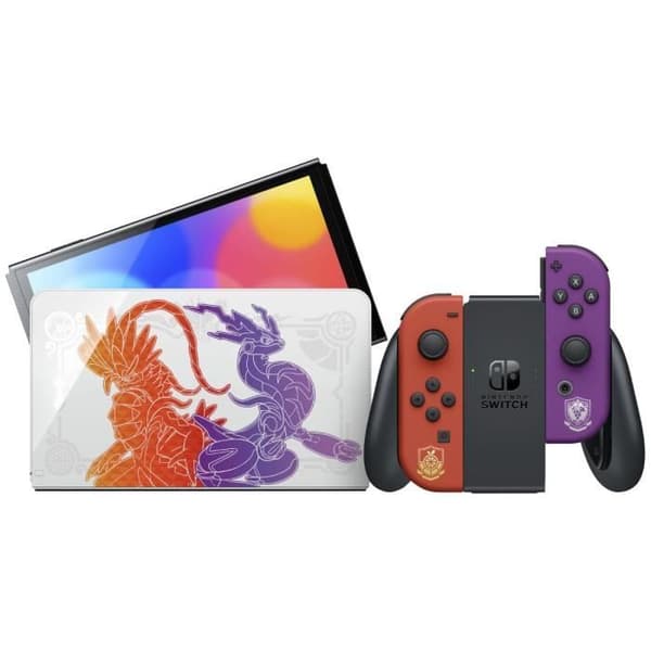 Nintendo Switch-konsol - OLED-modell • Pokémon Violet & Scarlet Limited Edition