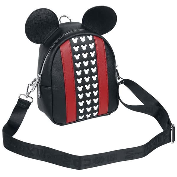Ryggsäck - Loungefly - Mickey & Minnie Mouse - Imiterat läder - Svart/Röd - Vuxen