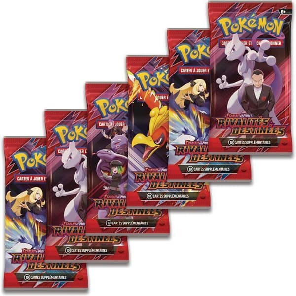 Pokémon EV10 JCC : 6 st Boosters Skarlet och Lila - Rivaliteter Bestämda