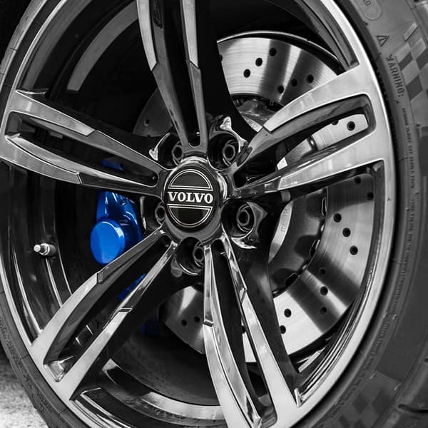 4-Pack-Volvo Centrumdæksler / Hjulnav Bil Emblem - 64mm Ældre