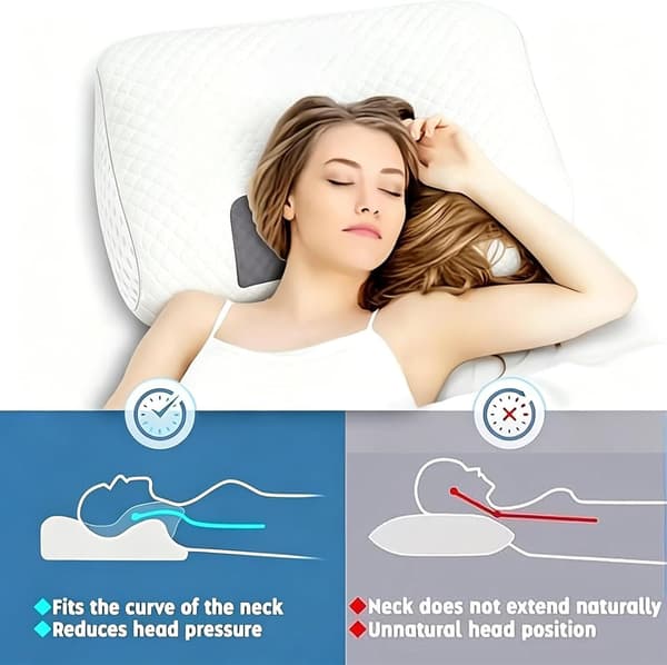 2-pack bomull nackmassagekudde – mjuk, justerbar och ergonomisk