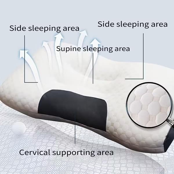 2-pack bomull nackmassagekudde – mjuk, justerbar och ergonomisk