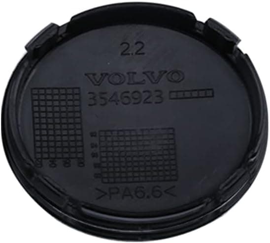 Volvo Centrumdæksler / Hjulnav Bil Emblem - 4-Pack - 64mm Sortblå