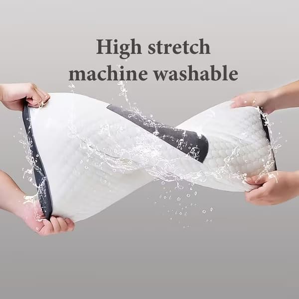 2-pack bomull nackmassagekudde – mjuk, justerbar och ergonomisk