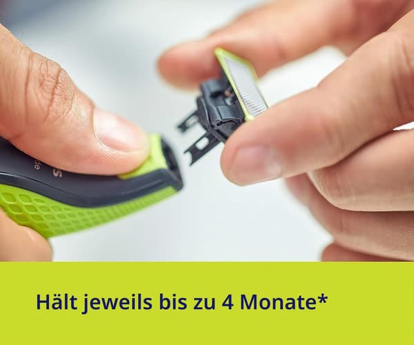 2-pack barberblade kompatibel med Philips OneBlade Replacement