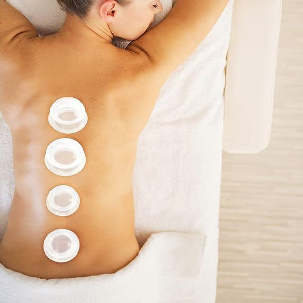 Koppning för helkroppsmassage 5-pack (L-XS) Vit
