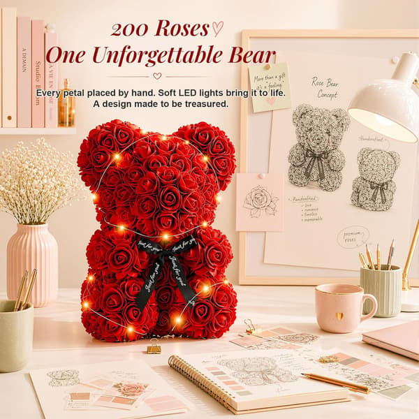 Rose Bear – Evighedsroser i rødt til kvinder, mødre, bedstemødre og døtre