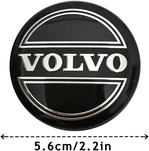 4-Pack-Volvo Centrumdæksler / Hjulnav Bil Emblem - 64mm Ældre