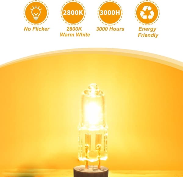 G4 Halogenlampor / Stiftlampor - Varmvit - Halogen - 20W (50-Packs)