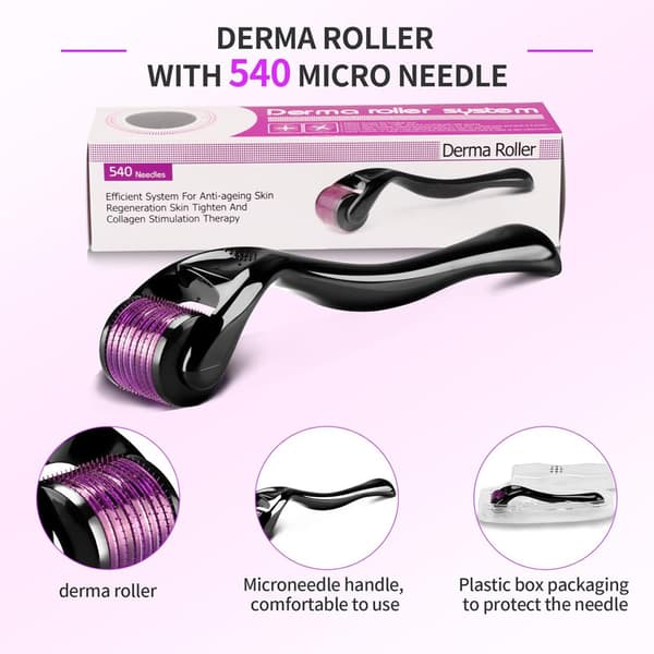 Skin Roller - 0,5 mm Mikronålar - Stimulerar huden - Hudroller