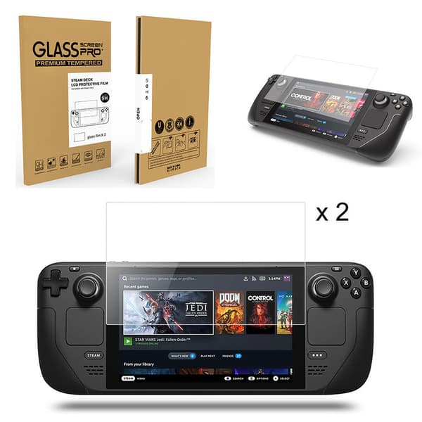 HD Skyddsfilm för Steam Deck, 2PACK