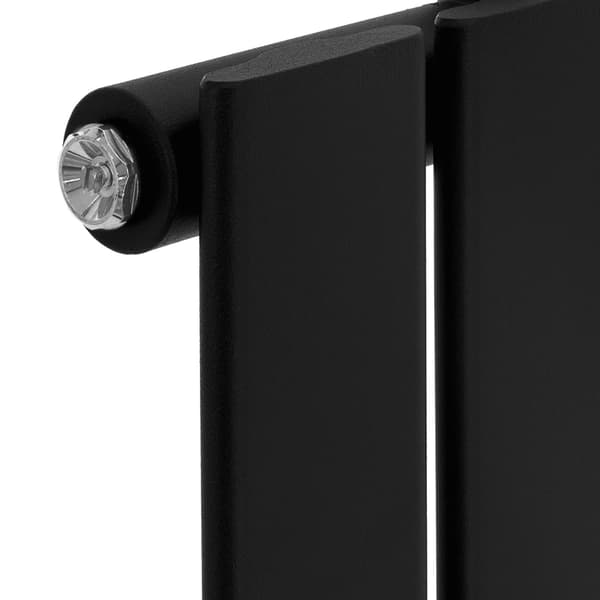 Badeværelsesradiator Stella 260x1400 mm sort mat LuxeBath