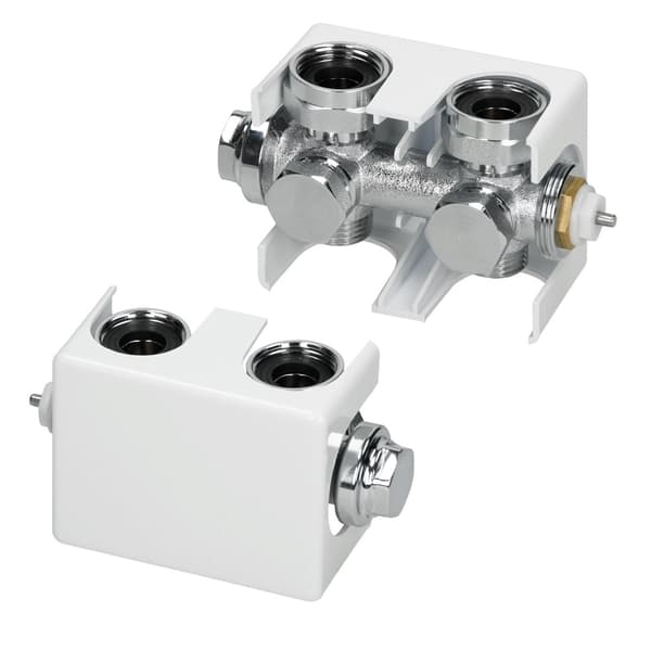 Badrumsradiator Stella 480*1800 Vit + Universal