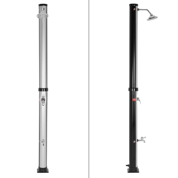 Soldusch med bottenplatta 20L 210 cm silver/svart PVC förkromad ML-Design