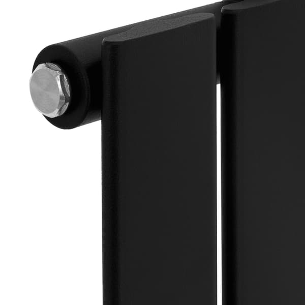 Badeværelsesradiator Stella 260x1400 mm sort mat LuxeBath