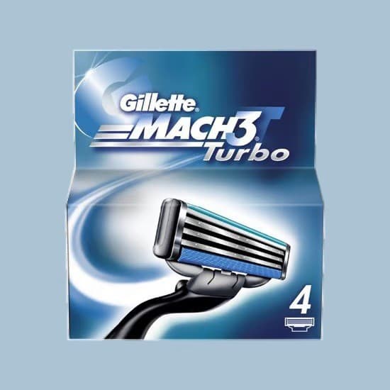 Gillette Mach3 Turbo 4-pack rakblad