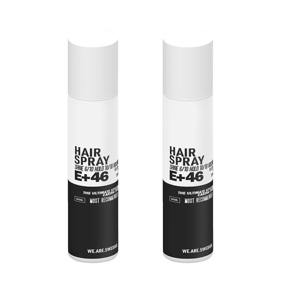E+46 Hairspray 300ml x2 - Hårspray