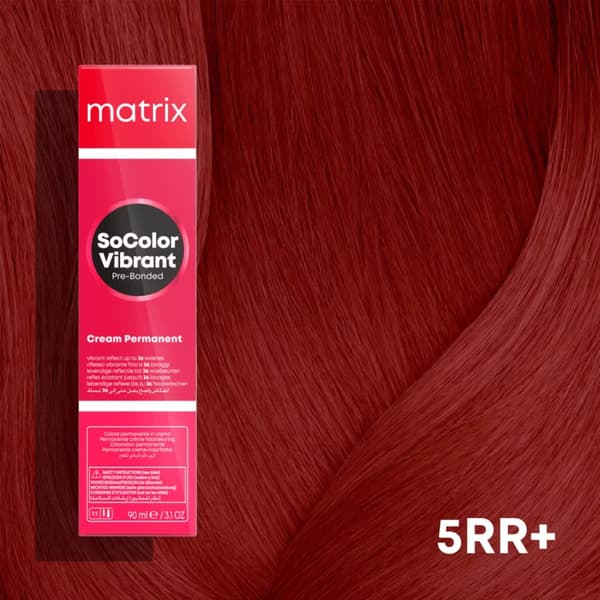 Matrix Socolor Vibrant 5RR+ 90ml - Hårfärg