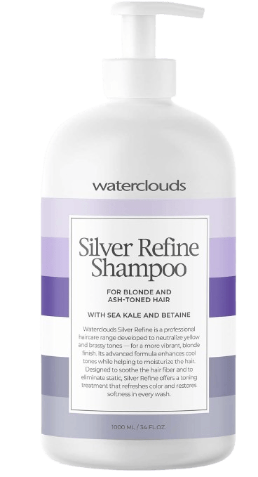 Waterclouds Silver Refine Shampoo 1000 ml - Schampo