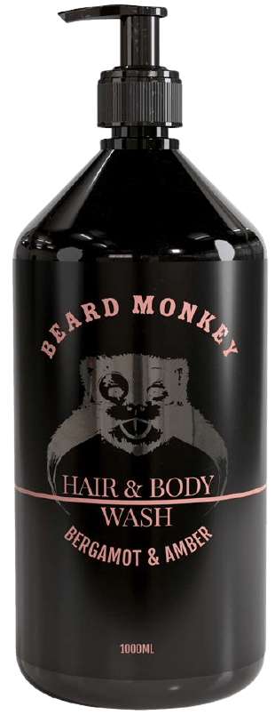 Beard Monkey Hair & Body Bergamot & Amber 1000 ml