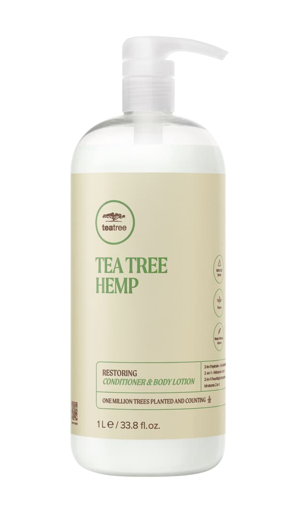 Paul Mitchell Tea Tree Hemp Restoring Conditioner & Body Lotion 1000ml