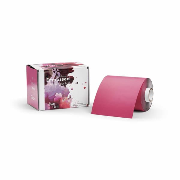Folie 100 m präglad Hot pink