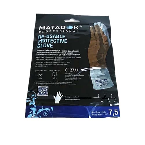 Matador Re-Usable Protective Glove Size 7.5