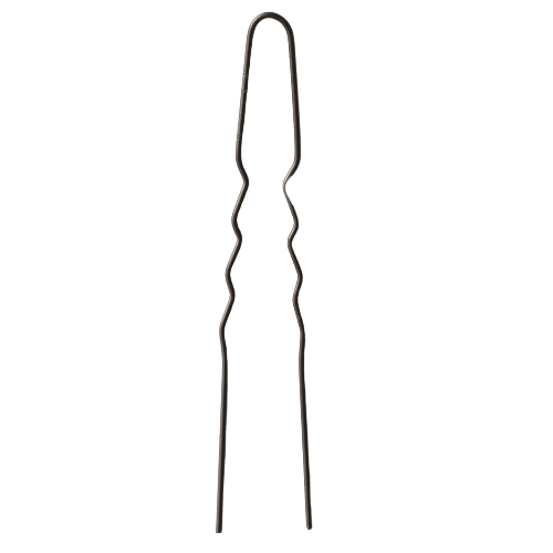 Curly Pin Svart 44 mm 20st