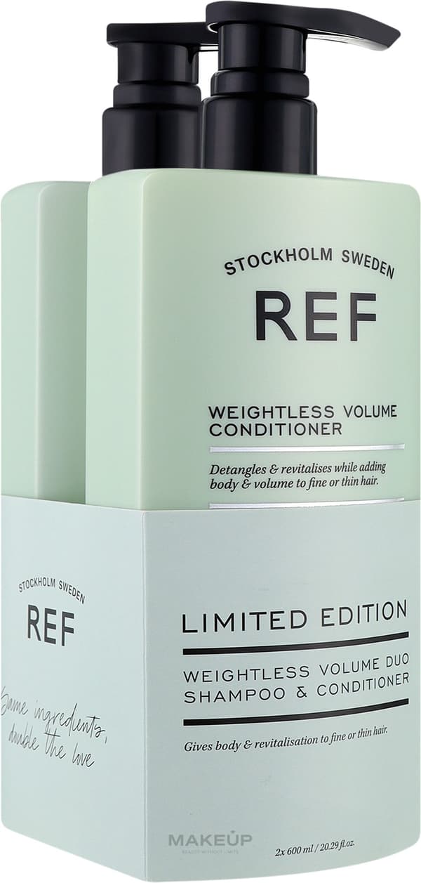 REF Weighless Volume Duo 600ml - Schampo & Balsam