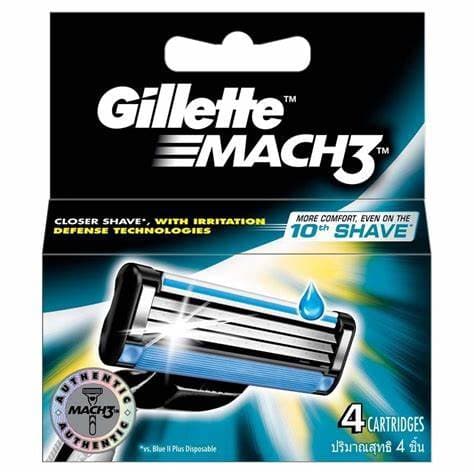 Gillette Mach3 4-blad