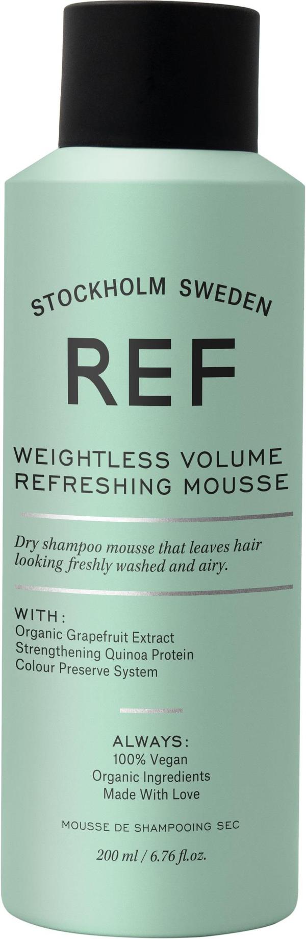 REF Weightless Volume Refreshing Mousse 200ml - Hårmousse