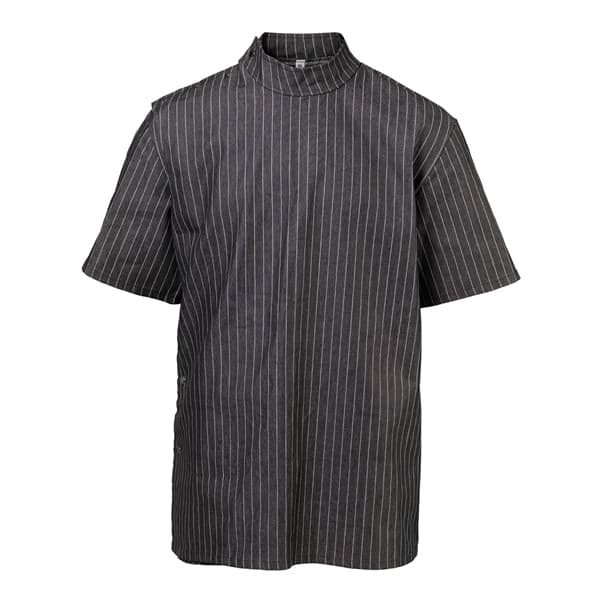 Bravehead Black Pinstriped Barber Jacket Large