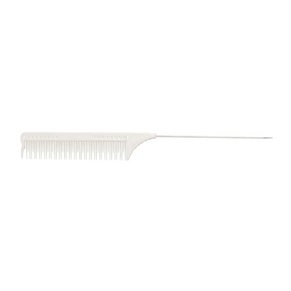 JRL Teasing Comb 8.6" White - Hårkam