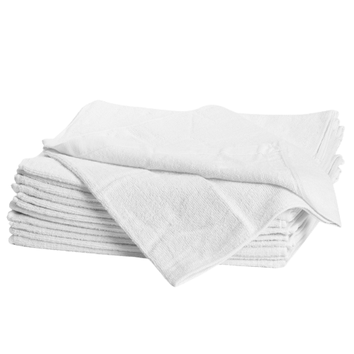 Towel White 34x82 cm 10pcs - Handduk