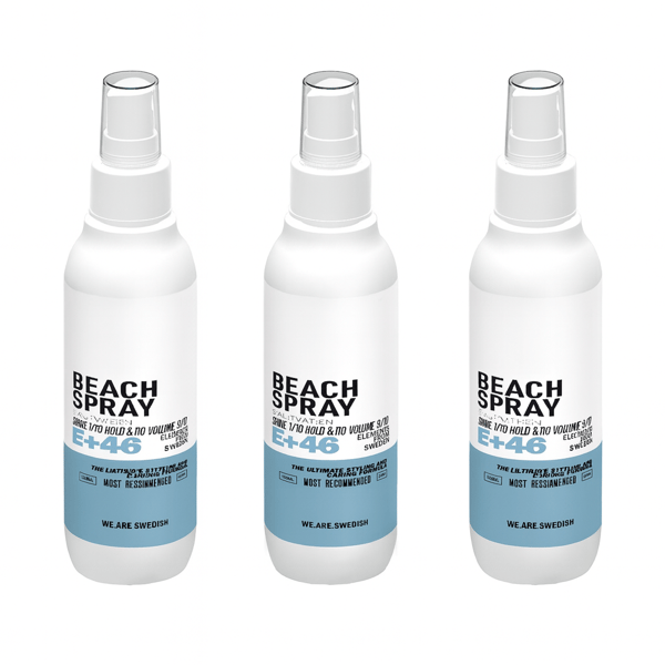 E+46 Beach Spray 150ML x3 Salt Spray - Saltvattenspray