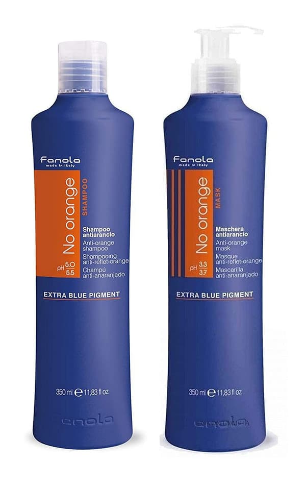 Fanola No Orange Shampoo 350ml + Mask 350ml